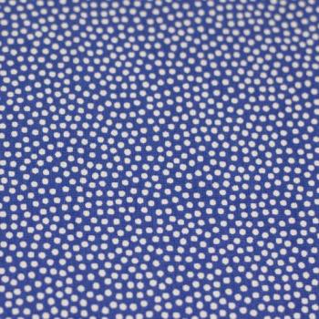 Baumwolle Dotty Royalblau/Weiß by Swafing